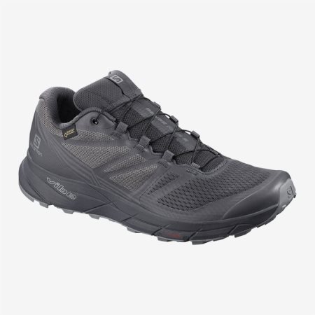 Salomon SENSE RIDE GTX NOCTURNE Womens Running Shoes Black UK IORM